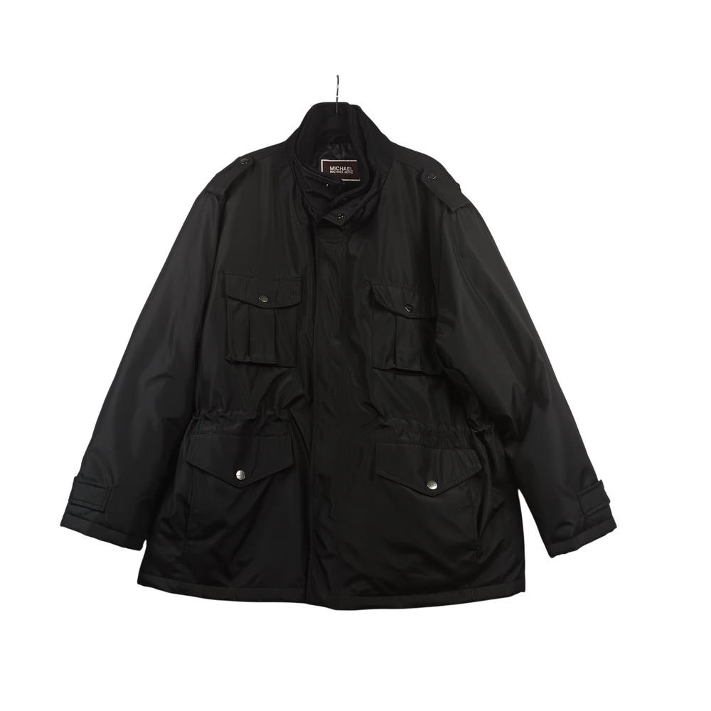 MICHAEL Michael Kors Black Quilted Lined Field Jacket Men 3BR